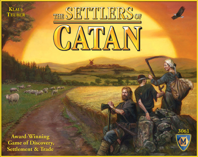 The Settlers of Catan Board Game Chiến Thuật Khai Hoang Vùng Đất Mới Hộp Đời CổThe Settlers of Catan Board Game Chiến Thuật Khai Hoang Vùng Đất Mới Hộp Đời Cổ