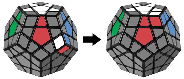 Bước 2: Giải mặt màu trắng - Trường hợp 1
