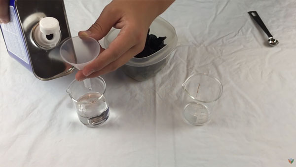 Bước 2: Xử lý Acetone và Boron Acid