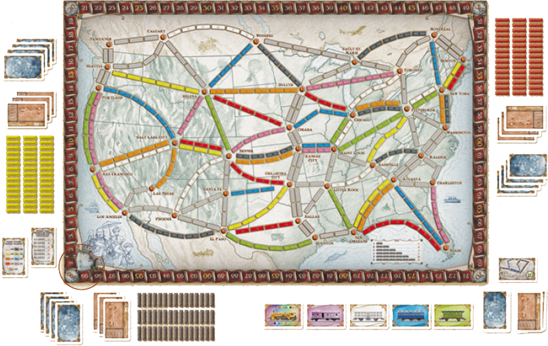LUẬT CHƠI CHI TIẾT TICKET TO RIDE