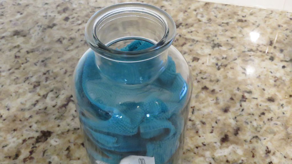 hoàn thành việc chuẩn bị chai