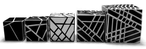 Các loại Rubik Ghost từ 2x2 đến 7x7