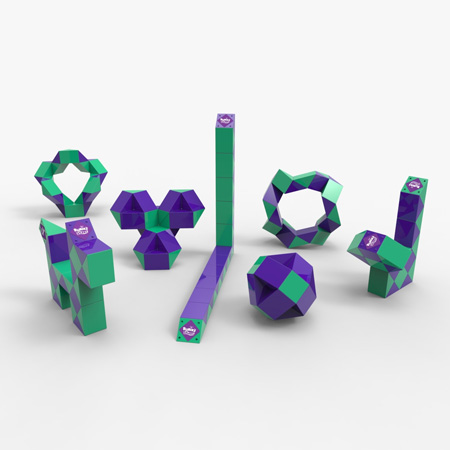 Hướng dẫn giải Rubik Snake - cấu tạo rubik snake