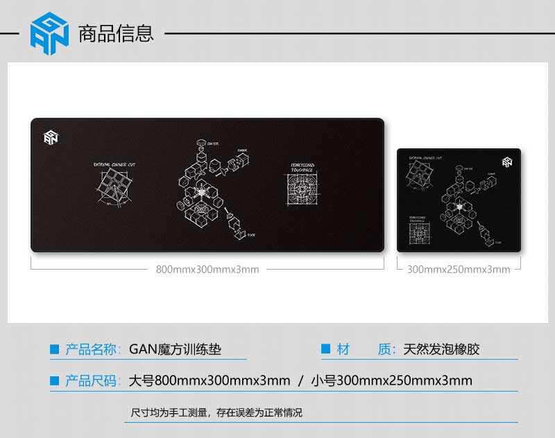 Gan Pad - Thảm Kê Rubik GAN