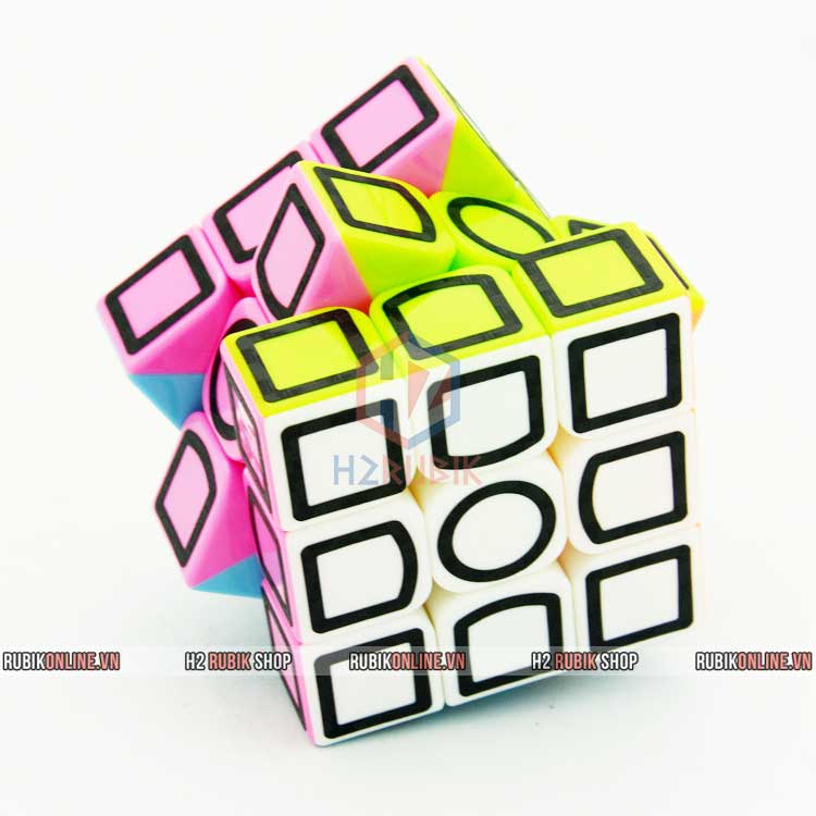 Lefun Hollow Carbon Sticker 3x3x3