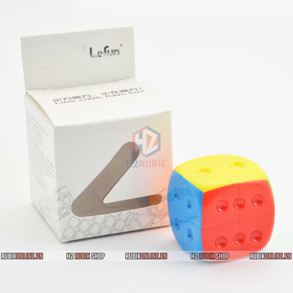 Lefun Mini 2x2 Dice Cube - Rubik xúc xắc