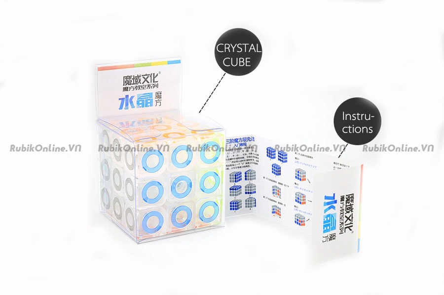 MoFangJiaoShi 3x3 Crystal Ring - Mua rubik tại H2 Rubik VN