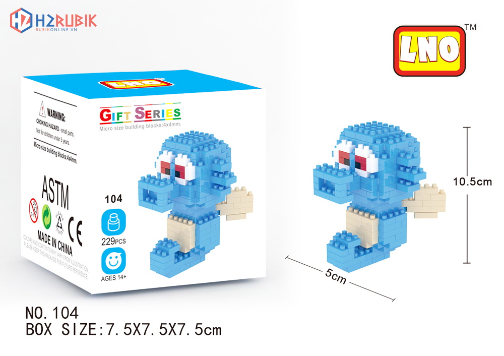 Mô hình Pokemon loại nhỏ - horsea