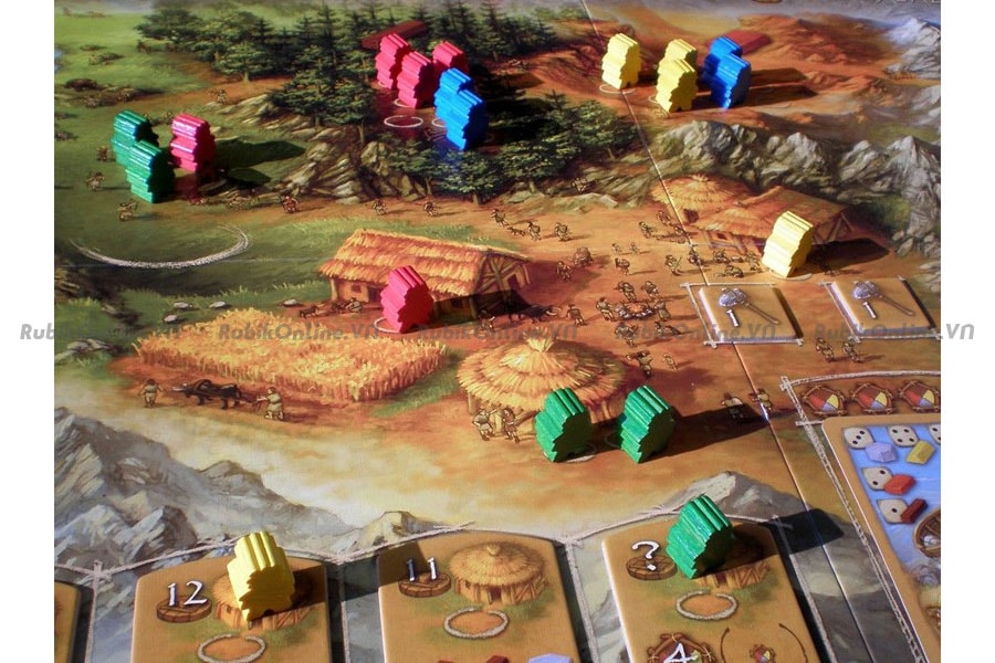 Stone Age - Thế giới thời kì đồ đá - Mua boardgame tại H2 Rubik VN