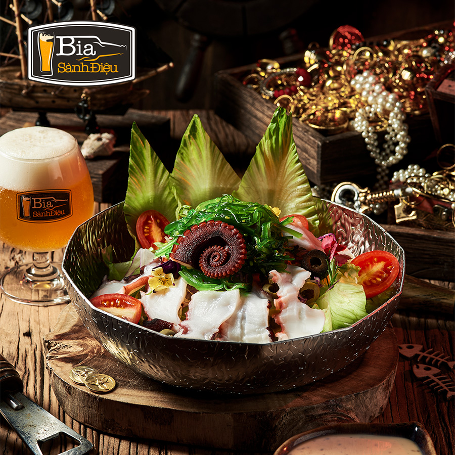 Salad bạch tuộc đại dương