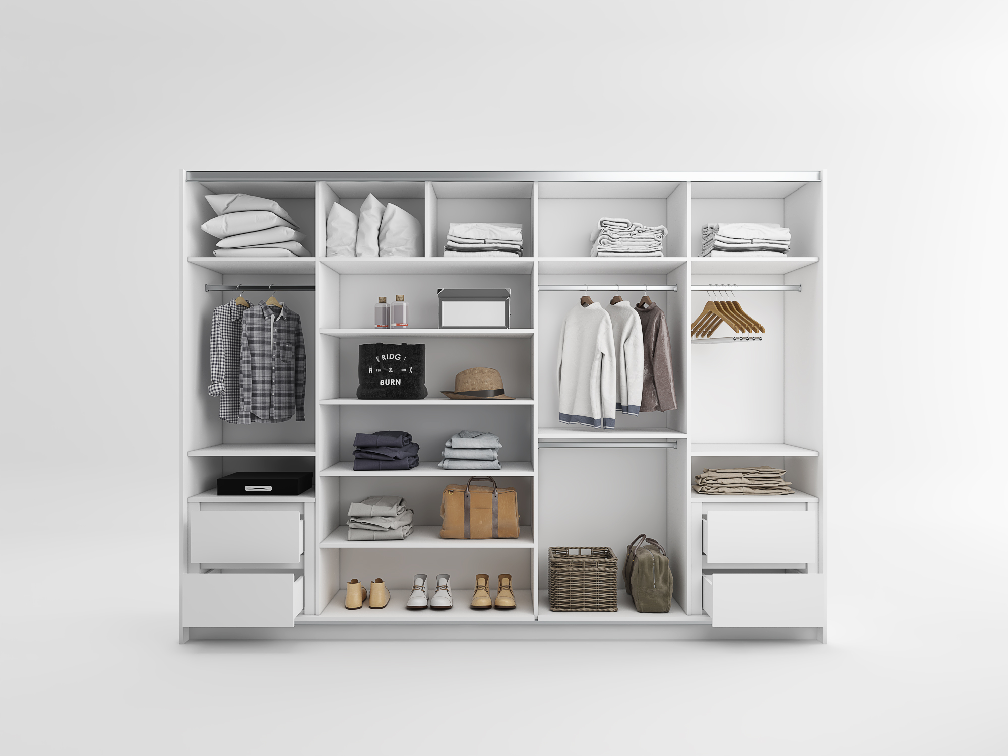 Tủ Quần Áo 3 Cánh Lùa Hiện Đại, Đơn Giản - Giá Gốc Tại Xưởng