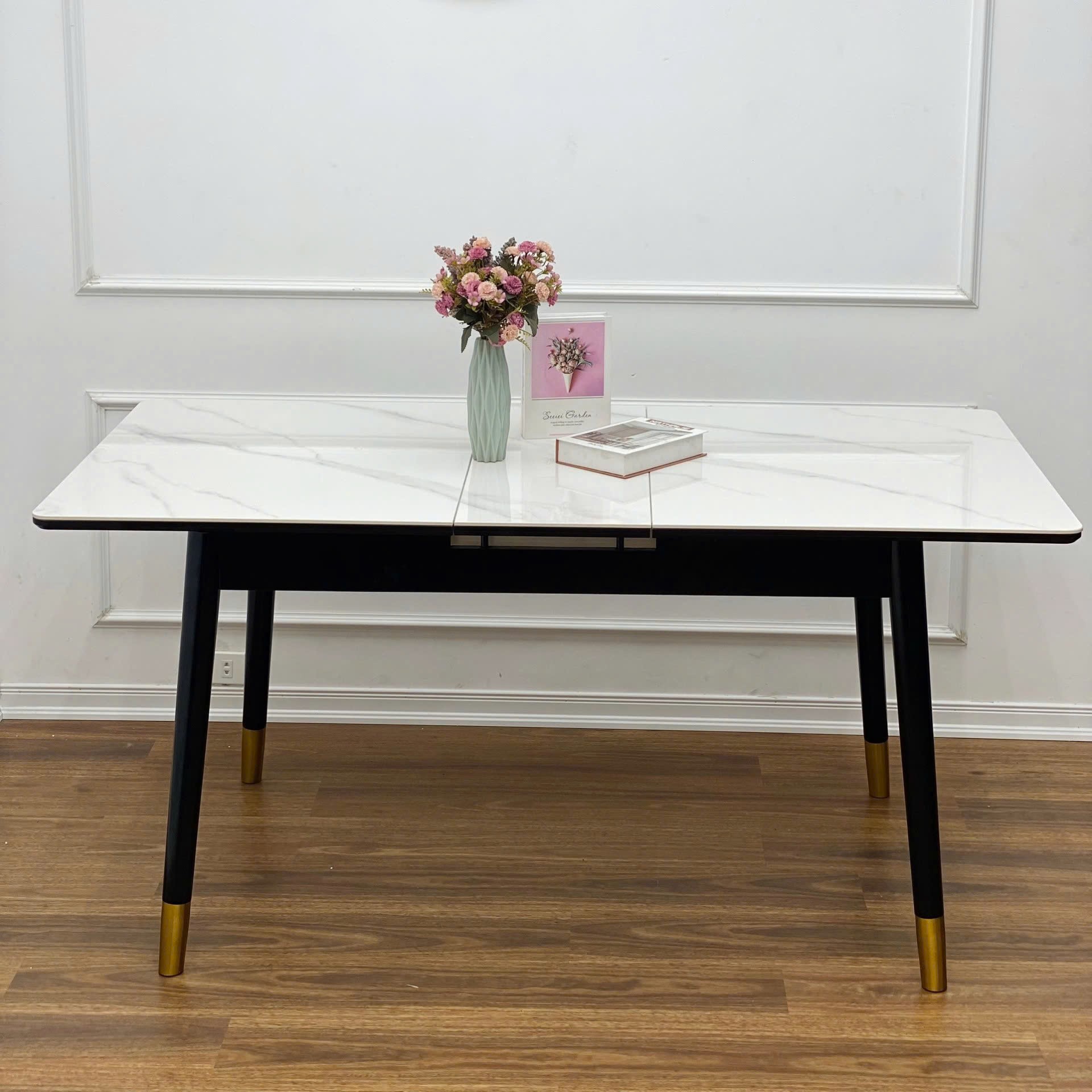 Bàn Ăn Thông Minh Mặt Đá 1m3-1m6 Nhập Khẩu - BATM.01