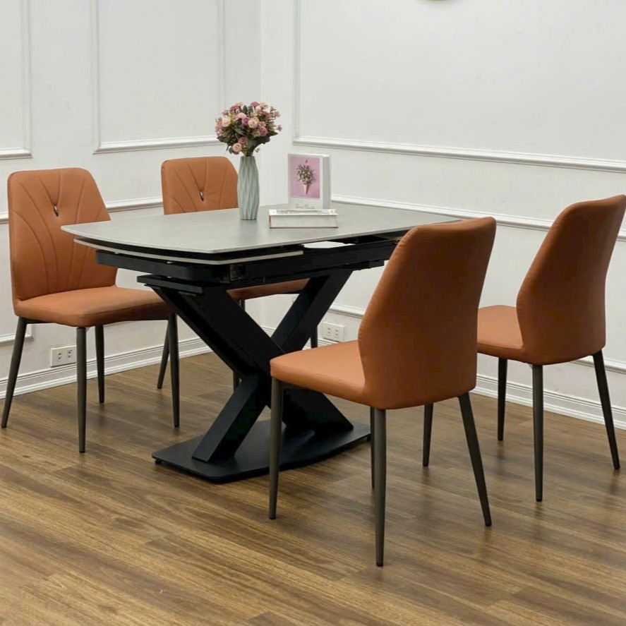 Bàn Ăn Thông Minh Mặt Đá Xoay 1m2-1m8 Nhập Khẩu - BATM.02