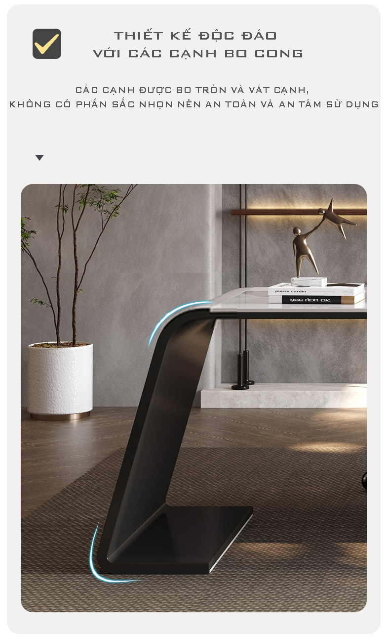 Bàn làm việc nhập khẩu cao cấp cho CEO sang trọng