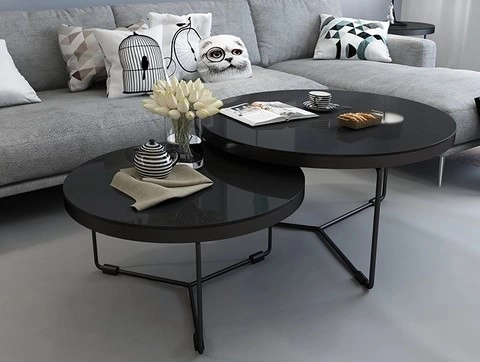 50+ Mẫu Bàn Trà Tròn, Bàn Sofa Tròn Chân Sắt Mặt Đá Đẹp, Hiện Đại