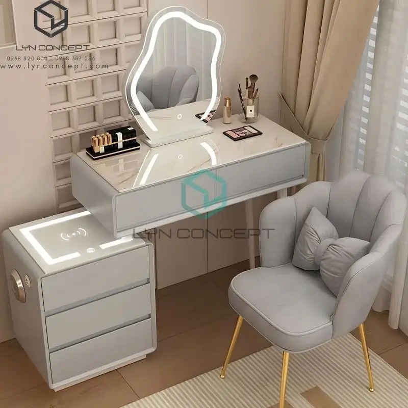 Bộ Bàn Trang Điểm Nhập Khẩu Thông Minh - BTĐ61.2