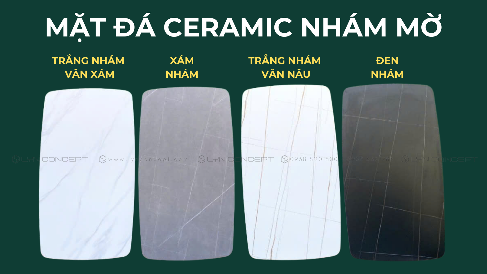 Bộ Bàn Ăn - mẫu mặt đá ceramic nhám mờ bàn ăn nhập khẩu