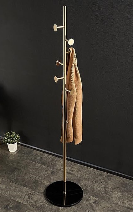 Cây Treo Quần Áo Inox Mạ Vàng - KTA1