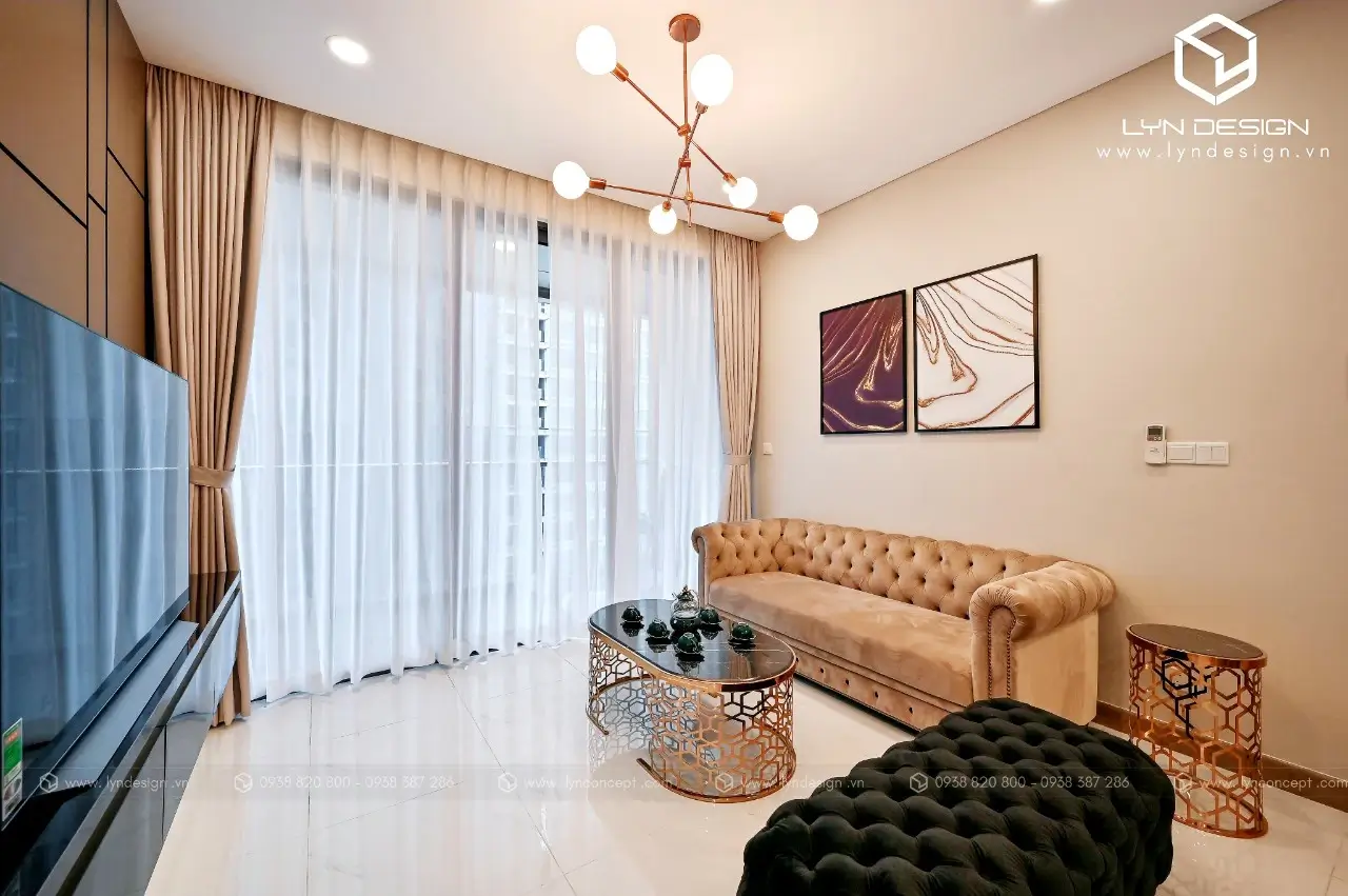 Hình Ảnh Thực Tế Sau Khi Thi Công Nội Thất Căn Hộ 2 Phòng Ngủ - Sunwah Pearl