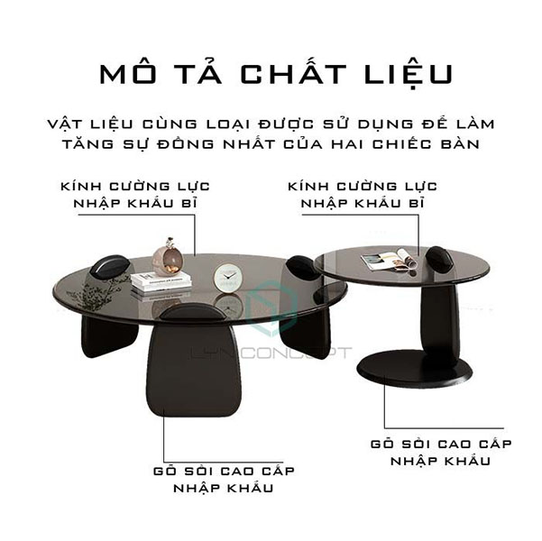 Bàn Trà Nhập Khẩu Cao Cấp - BTNK05