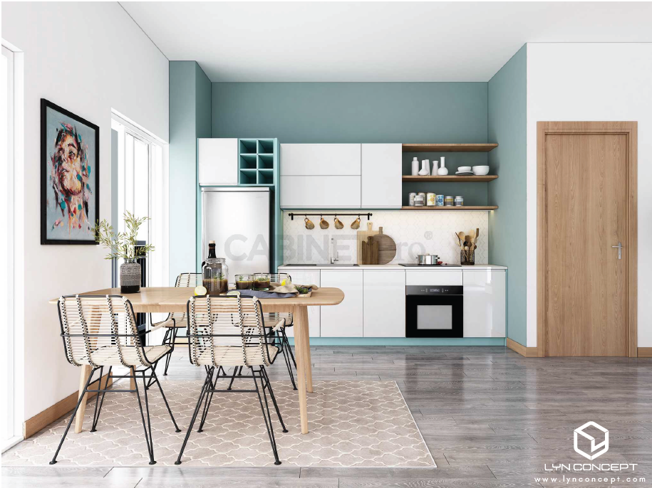 TỦ BẾP HIỆN ĐẠI - GIÁ TỐT TẠI XƯỞNG - BEP46