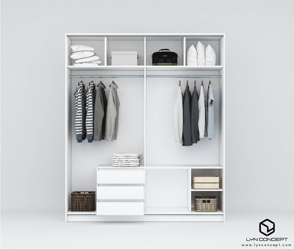 Tủ Quần Áo Cánh Wingline - Giá Gốc Tại Xưởng