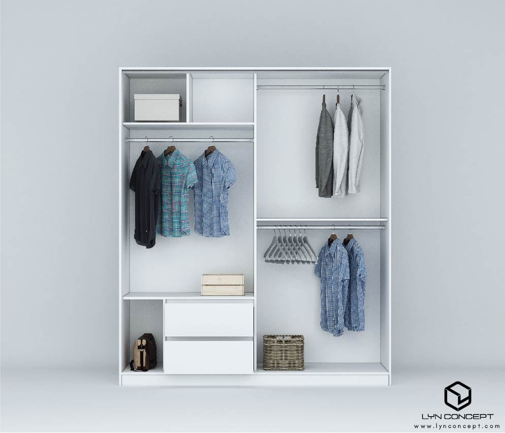 Tủ Quần Áo Cánh Wingline - Giá Gốc Tại Xưởng
