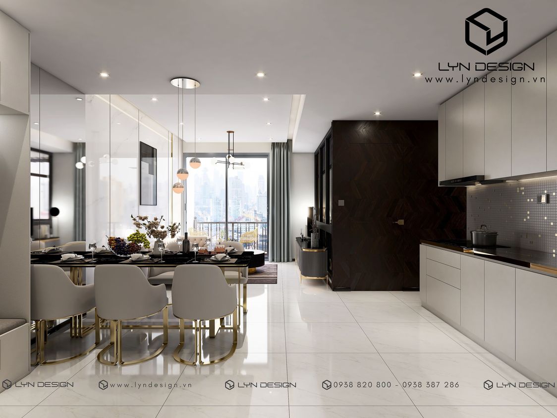 Thiết Kế Nội Thất Căn Hộ Phong Cách Modern Luxury
