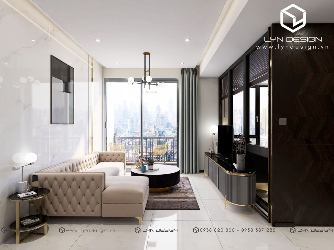 Thiết Kế Nội Thất Căn Hộ Phong Cách Modern Luxury