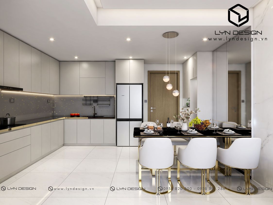 Thiết Kế Nội Thất Căn Hộ Phong Cách Modern Luxury