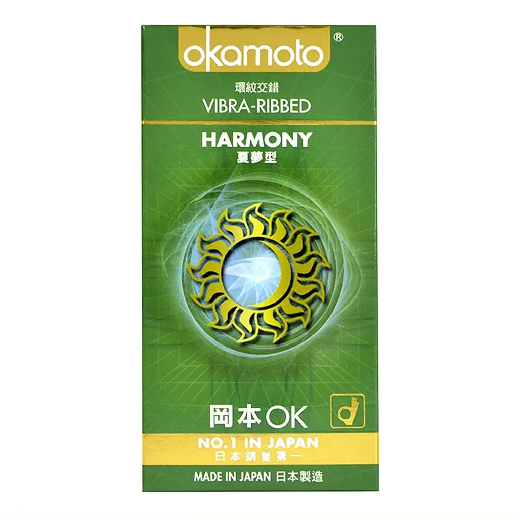 BCS Okamoto Harmony Vân Sọc Hộp 10 cái
