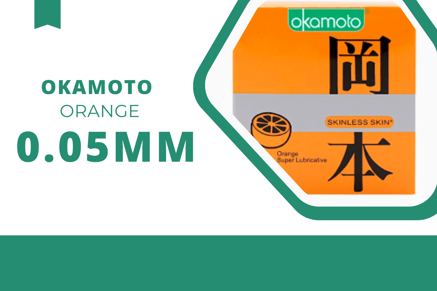 Bao cao su Okamoto Skinless Skin hương cam