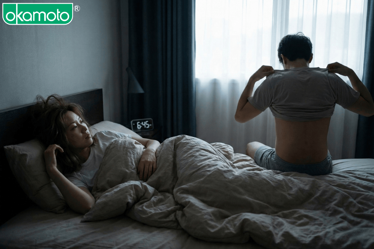 Cảm giác trống rỗng sau quan hệ khi thiếu aftercare