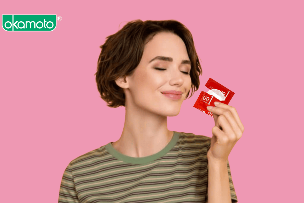 Bao cao su chính hãng có mùi dễ chịu