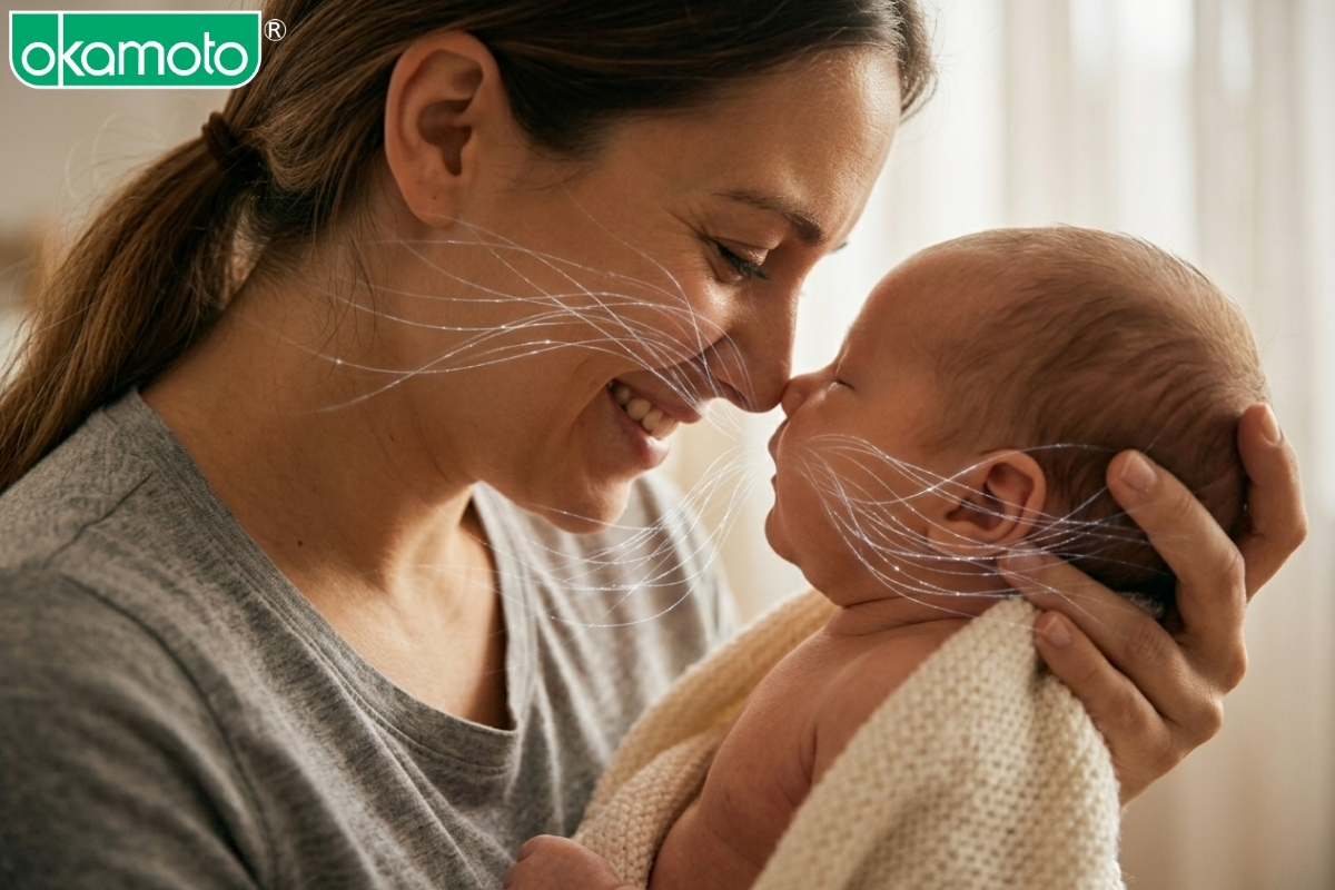Sự gắn kết đầu đời và tác dụng da kề da đối với trẻ sơ sinh.