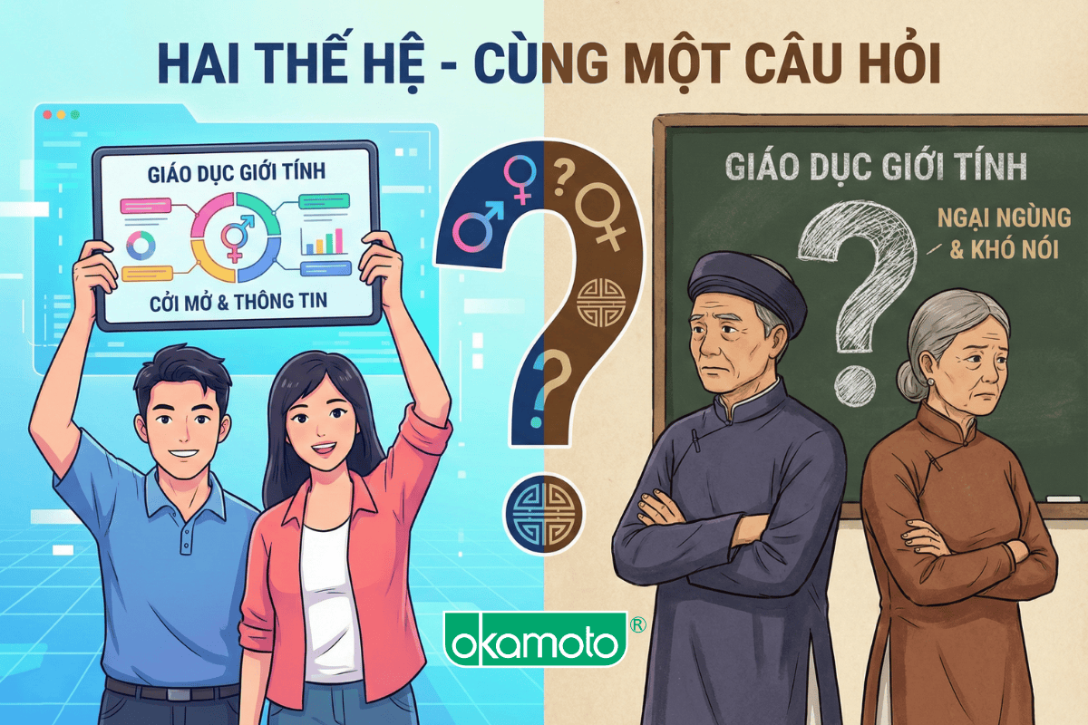 Khoảng cách thế hệ trong giáo dục giới tính cho trẻ