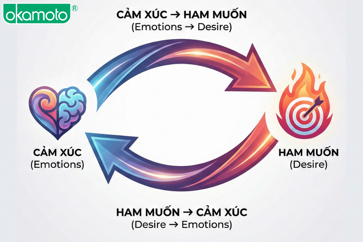 ham muốn đáp ứng và ham muốn tự phát là gì