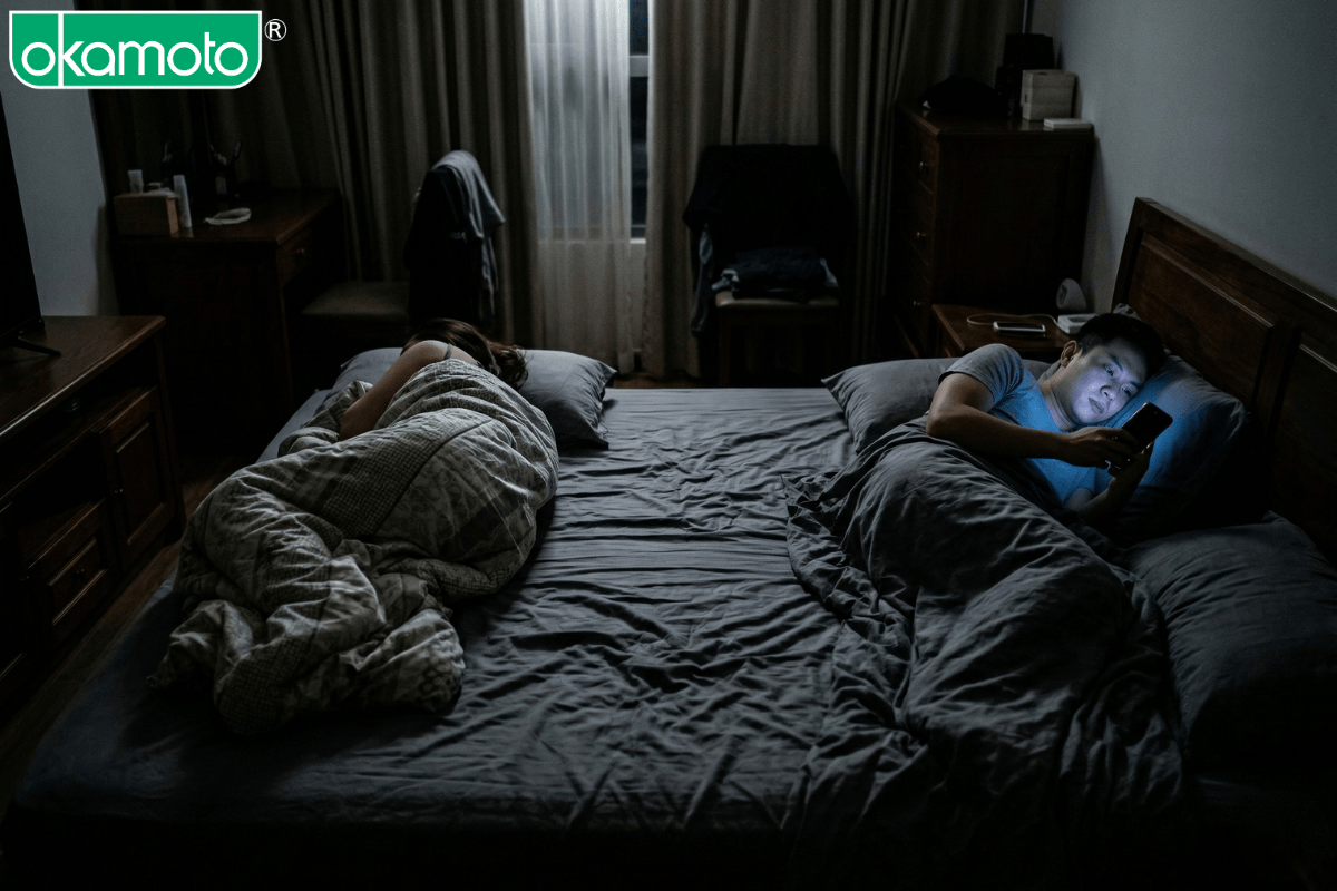 Sự né tránh quan hệ và khoảng cách tình cảm vợ chồng do áp lực.