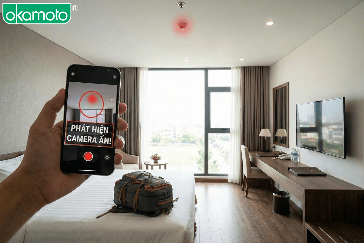 kiểm tra camera ẩn khi quan hệ trực tiếp