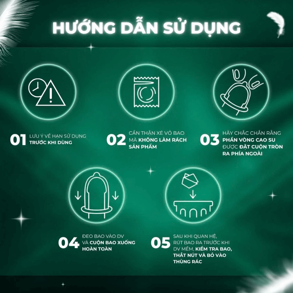 HDSD bao Okamoto 0.02 siêu mỏng