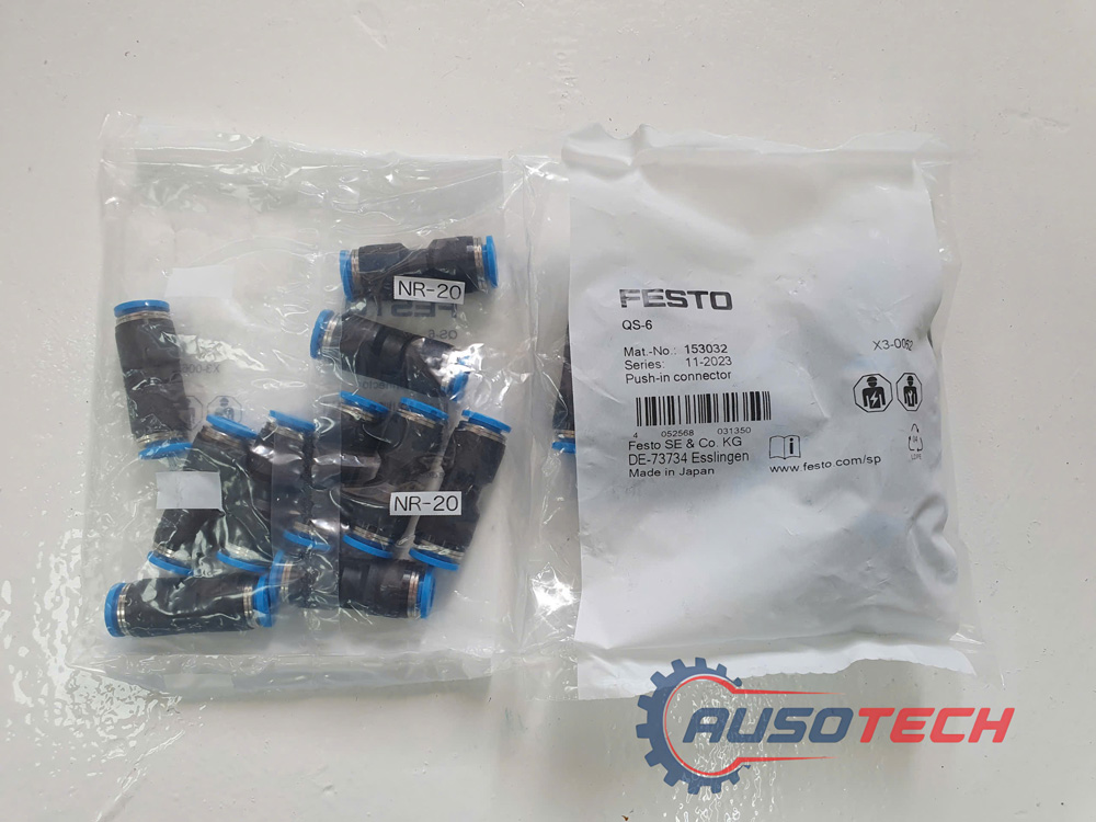 Đầu nối thẳng 6mm Festo QS-6 (153032)