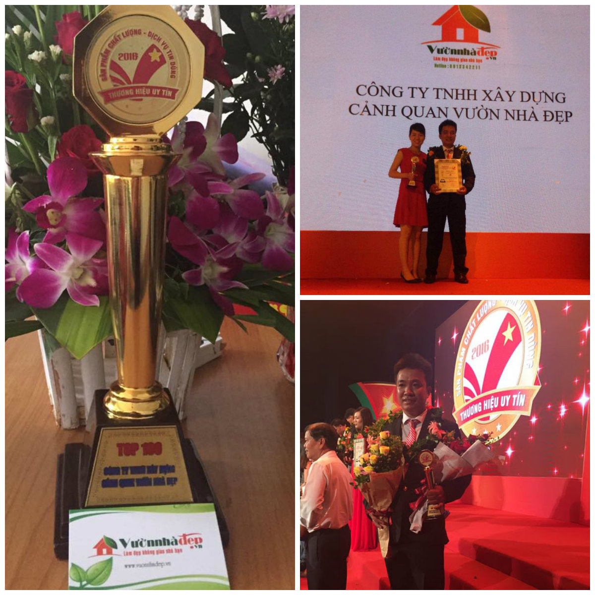 Thương hiệu uy tín năm 2016