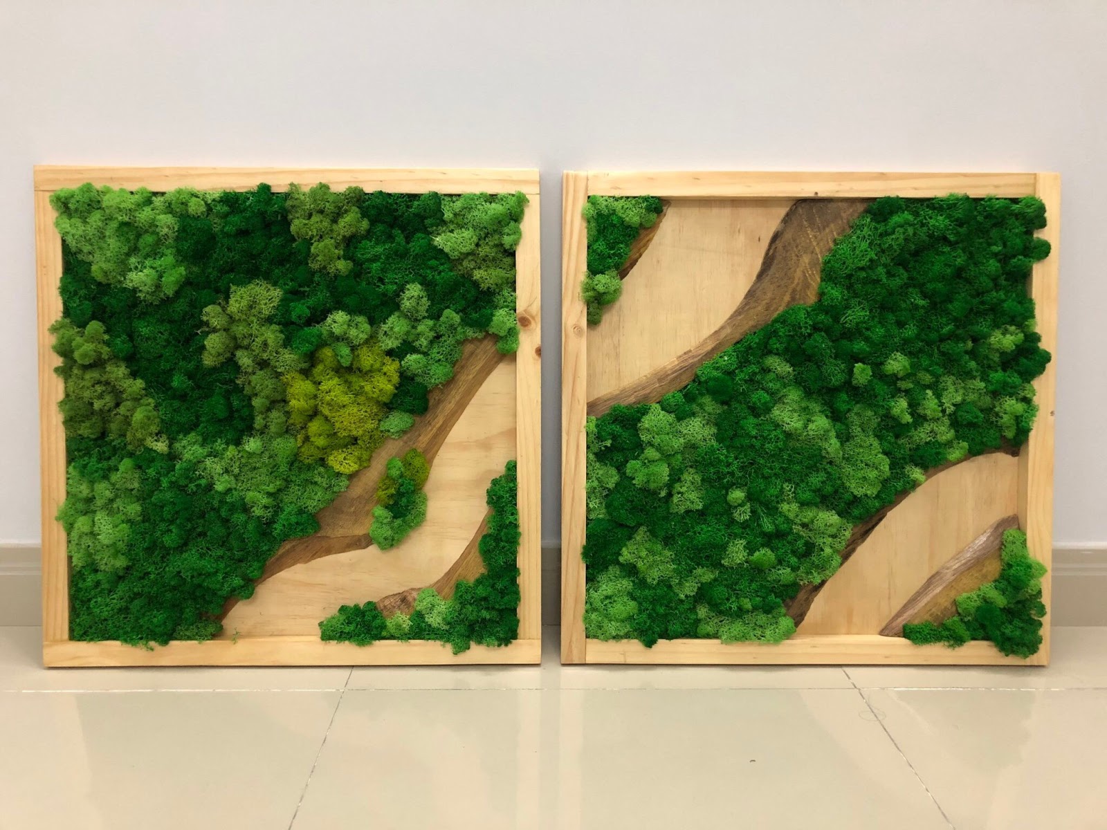 Trang tri vach tuong reu