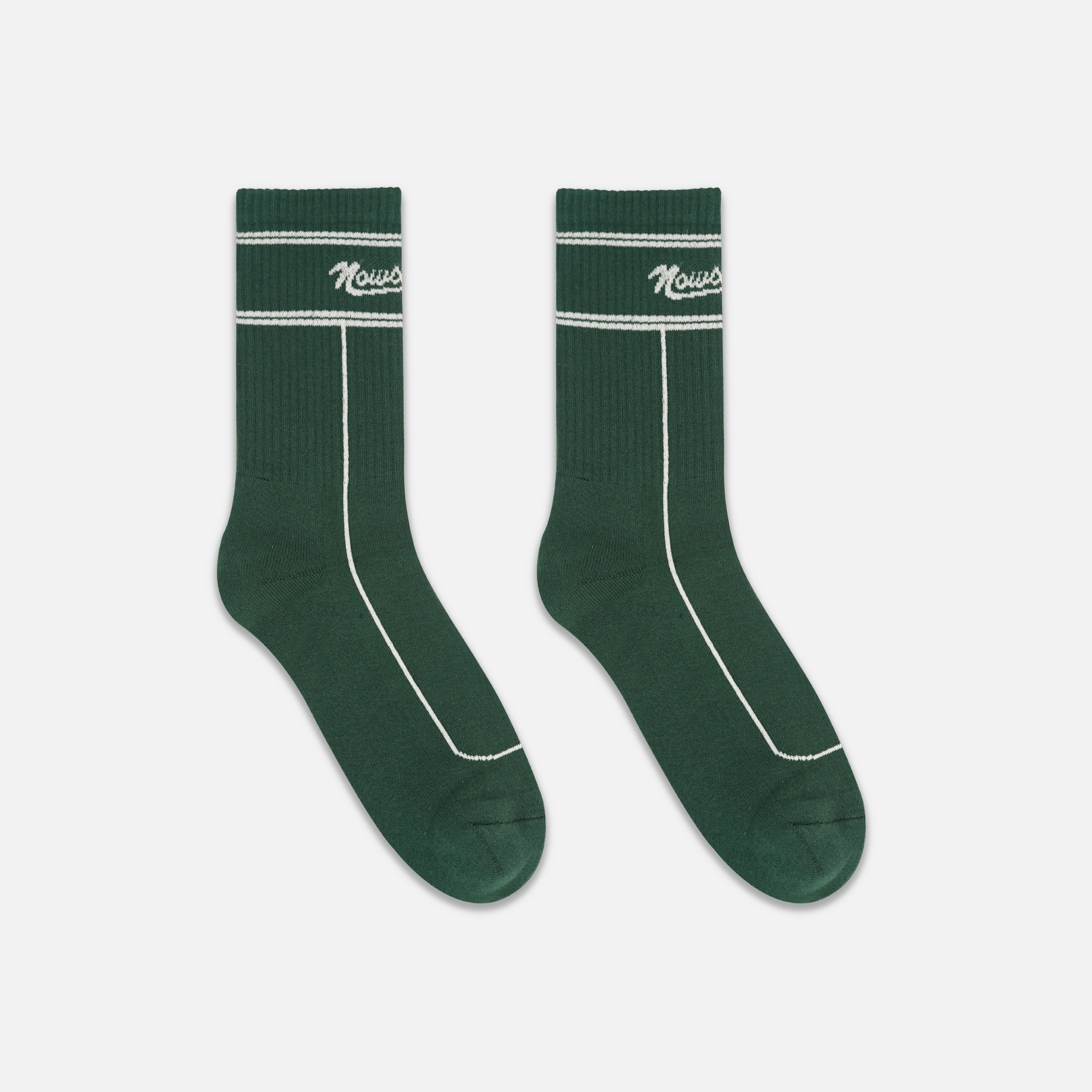 LINE SOCKS - GREEN