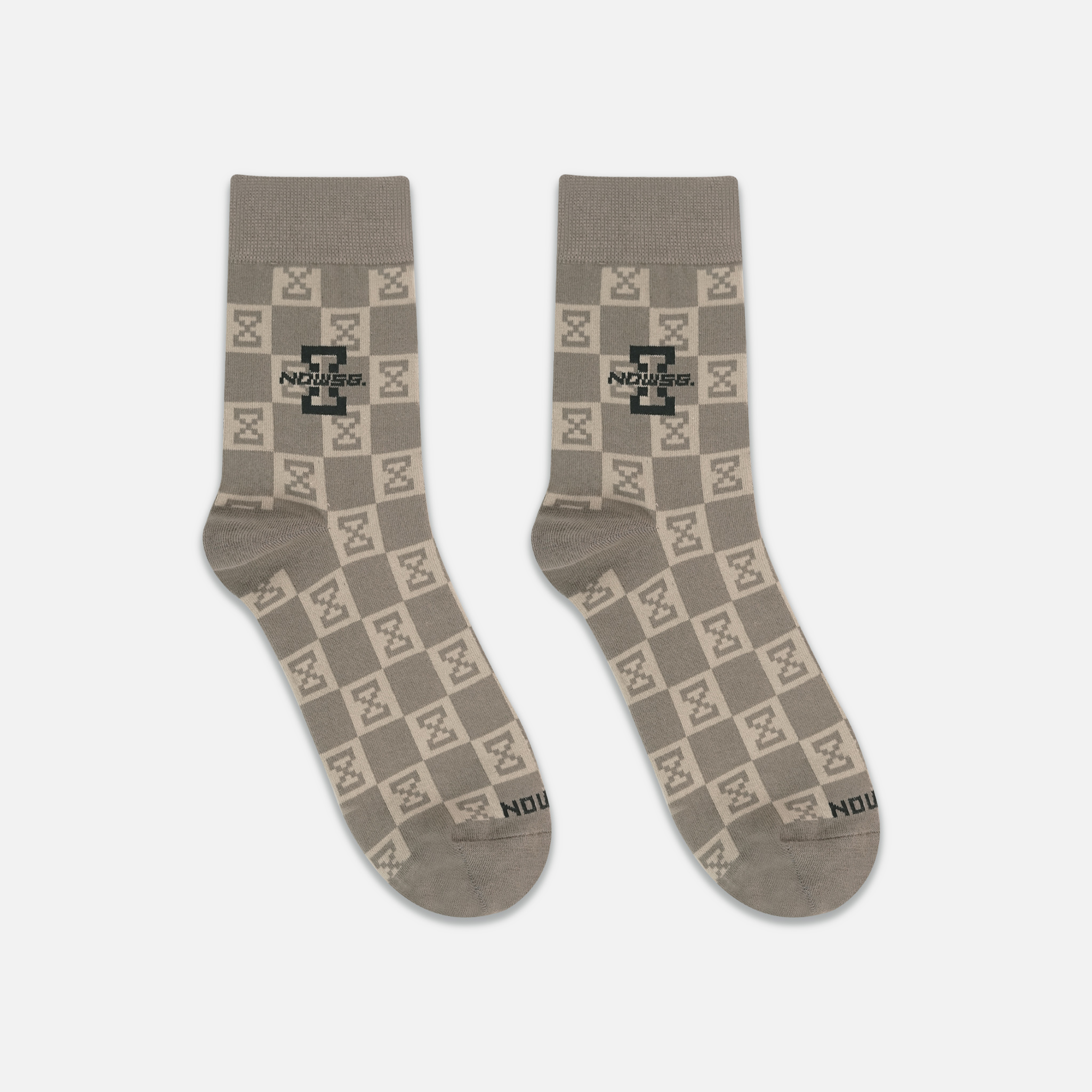 PATTERN SOCKS - CREAM