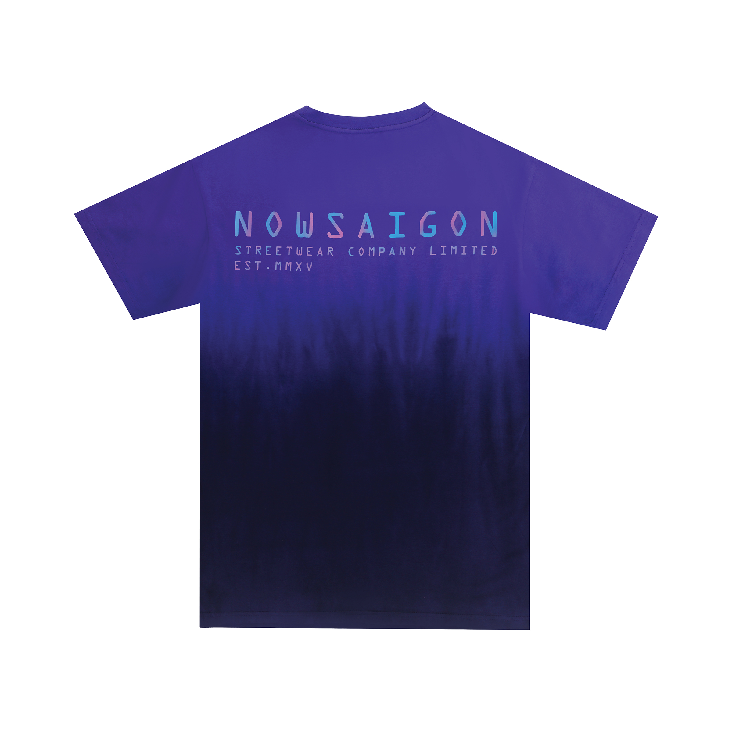 DIP DYE TEE - PURPLE