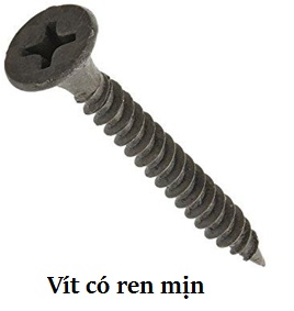 Vít ren mịn