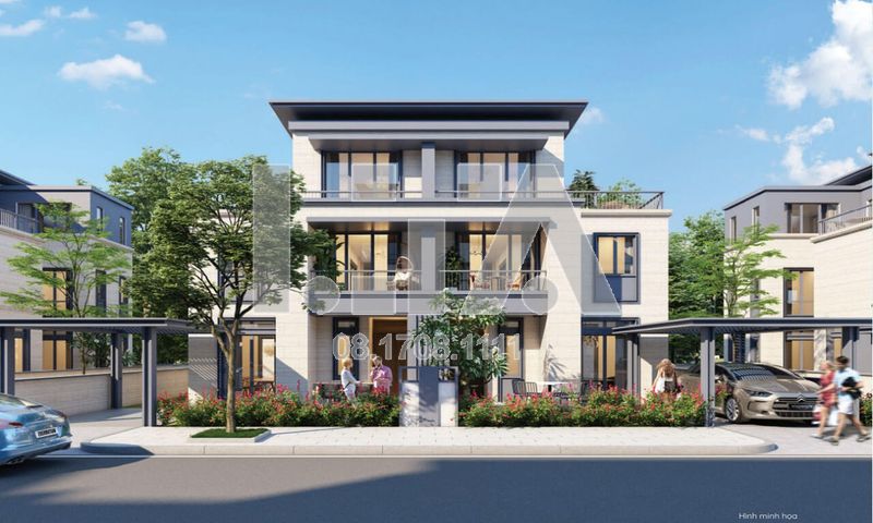 Sự đồng bộ của kiến trúc biệt thự song lập