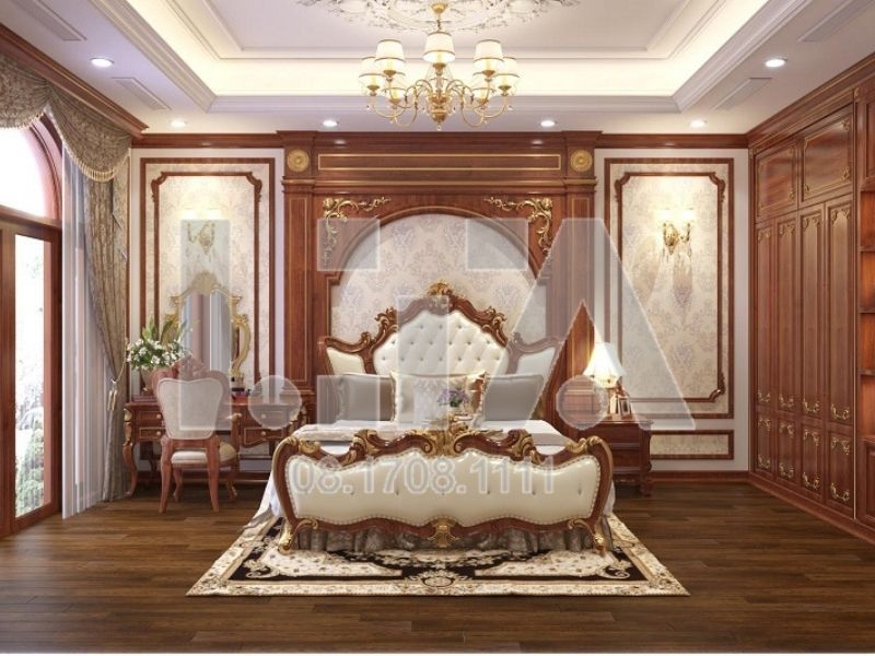 Thiết kế nội thất tân cổ điển chú trọng tới từng chi tiết nhỏ nhất