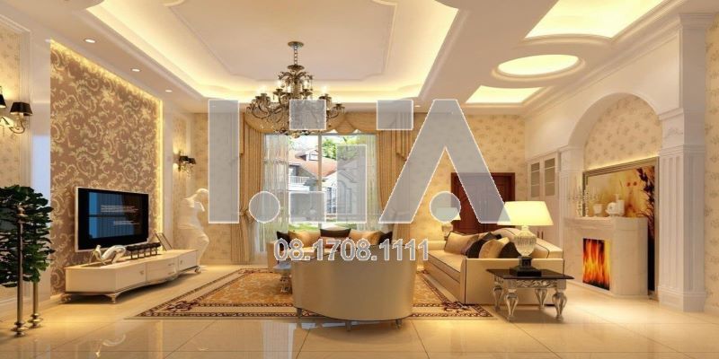 Phong cách thiết kế nội thất cổ điển điểm nhấn bởi các họa tiết tinh tế